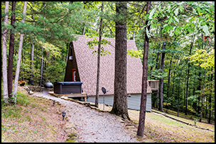 Cozy A-frame with Hot Tub