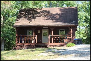 Log Cabin 1 (The Lodge) at French Lick Cabins at Patoka Lake