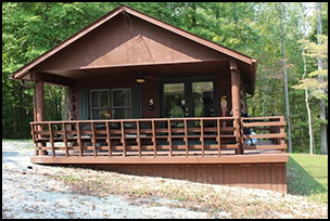 Log Cabin 5 at French Lick Cabins at Patoka Lake