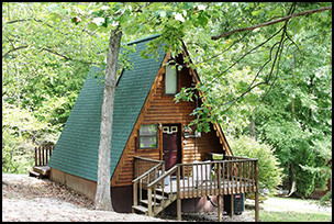 Cabin 3 - Cedar A Frame Chalet