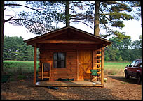 Eby's Pines Campground camping cabin